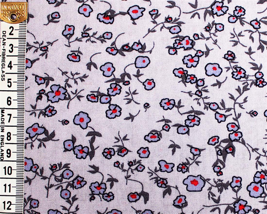Floral Egg Viscose Printed Fabric