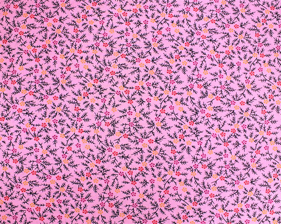 Fine Stalks Viscose Printed Fabric