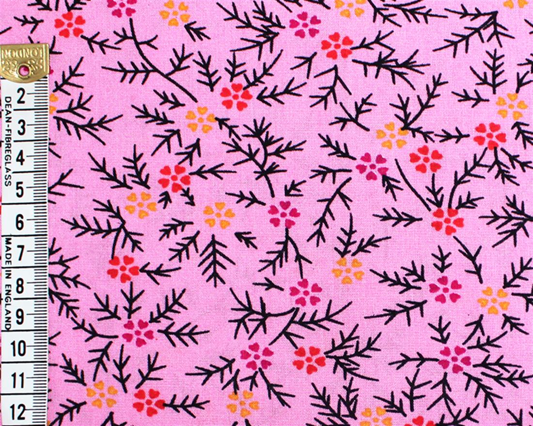 Fine Stalks Viscose Printed Fabric