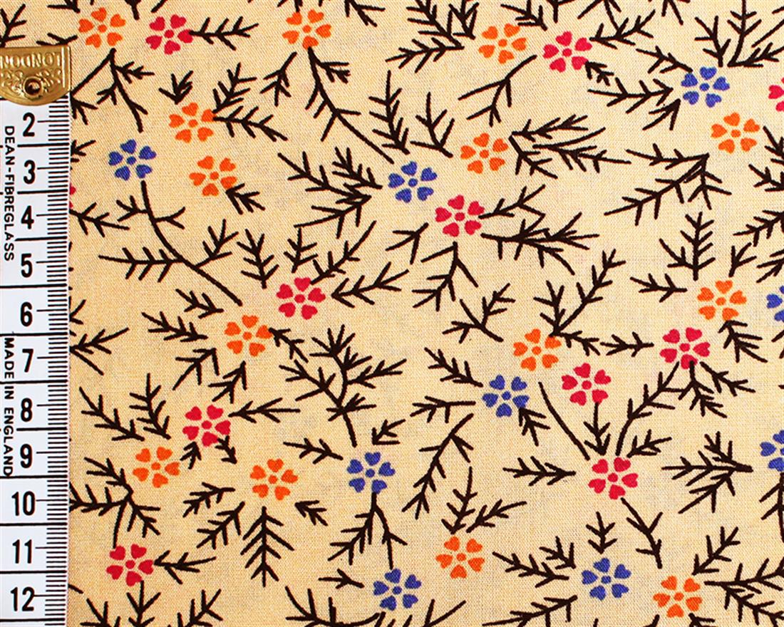 Fine Stalks Viscose Printed Fabric