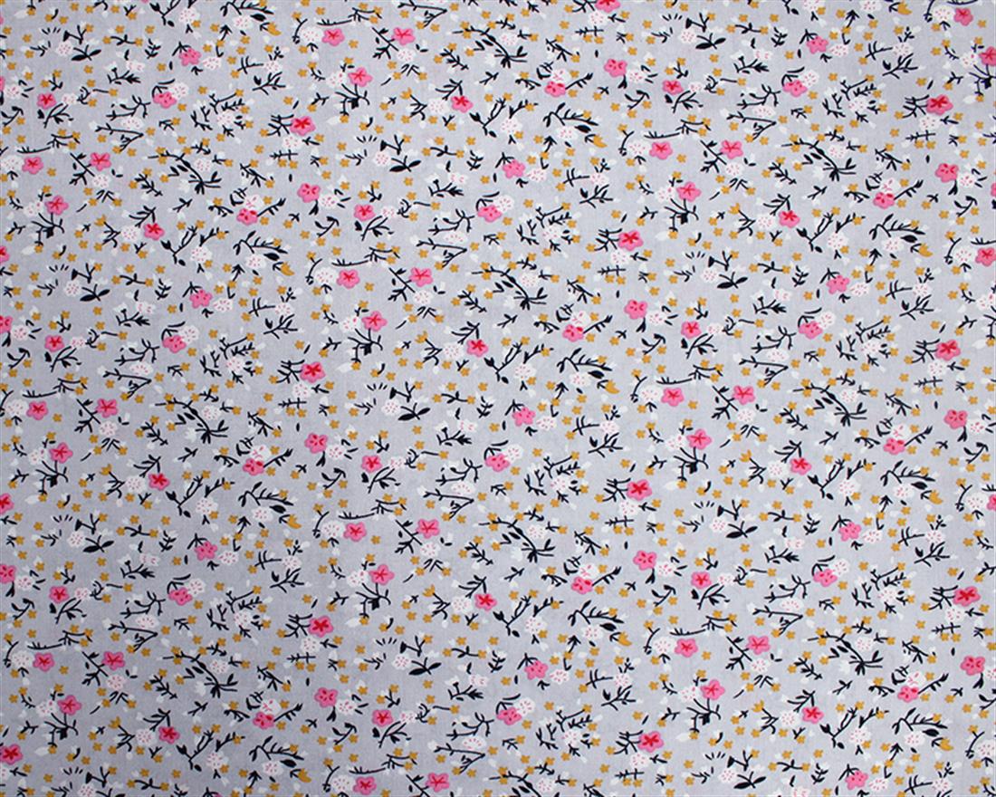 Tranquil Floral Viscose Printed Fabric