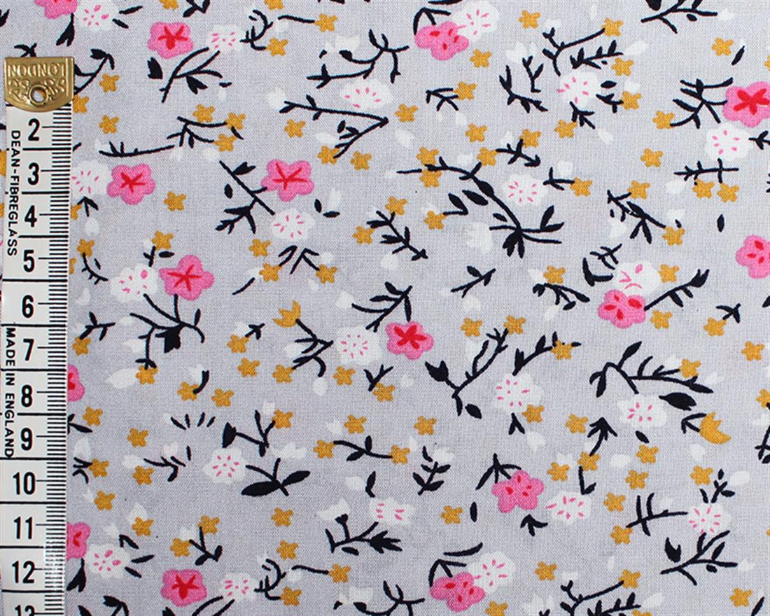 Tranquil Floral Viscose Printed Fabric
