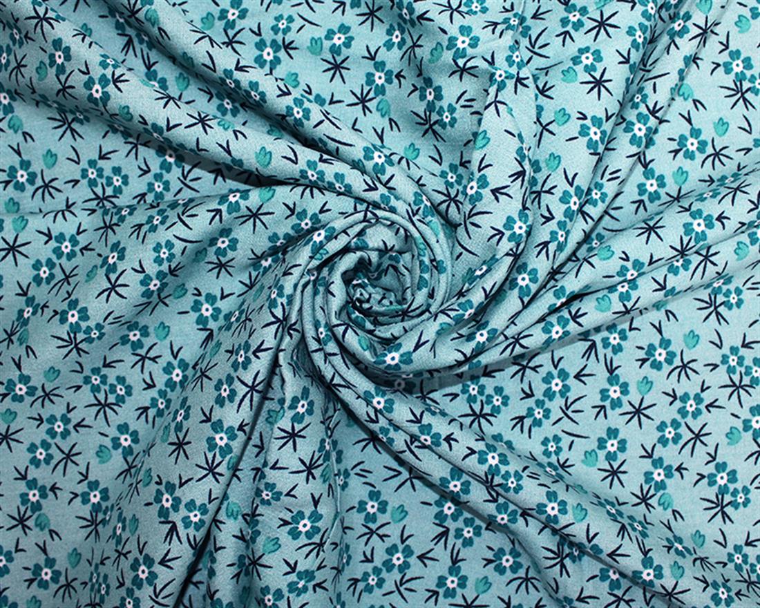 Ditsy Floret Viscose Printed Fabric
