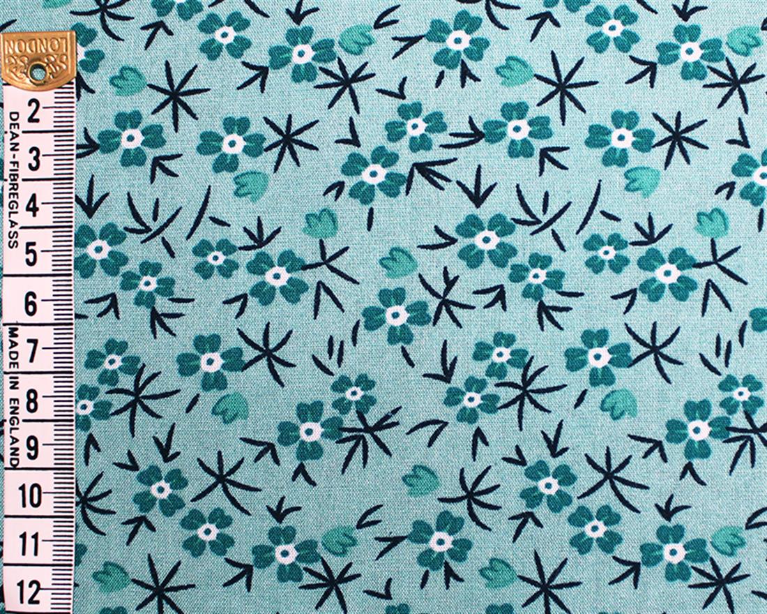 Ditsy Floret Viscose Printed Fabric