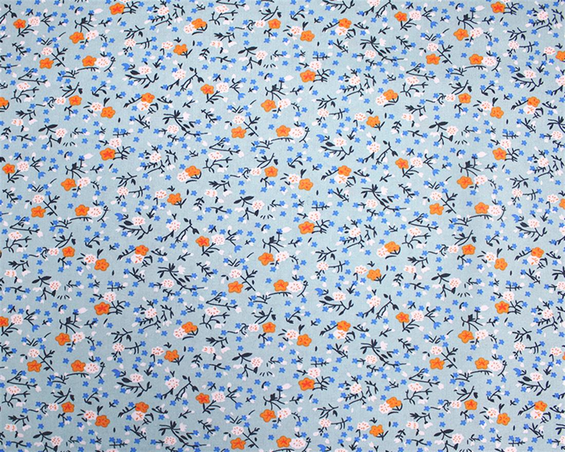 Tranquil Floral Viscose Printed Fabric