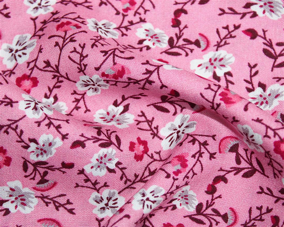 Majestic Floral Viscose Printed Fabric
