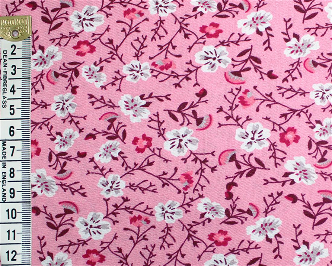 Majestic Floral Viscose Printed Fabric