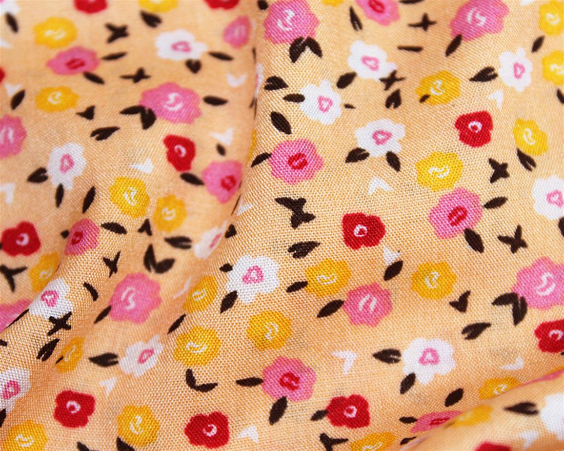 Pop Floral Viscose Printed Fabric