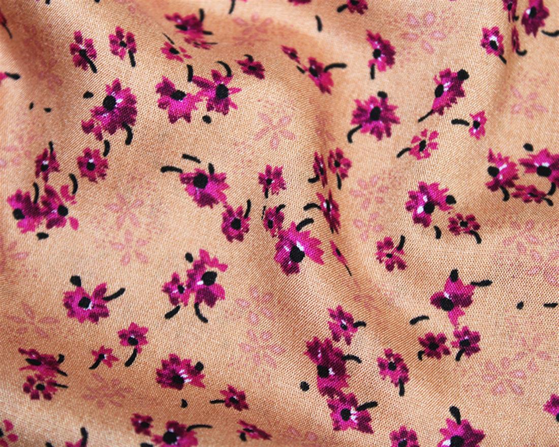 Modern Floral Viscose Printed Fabric