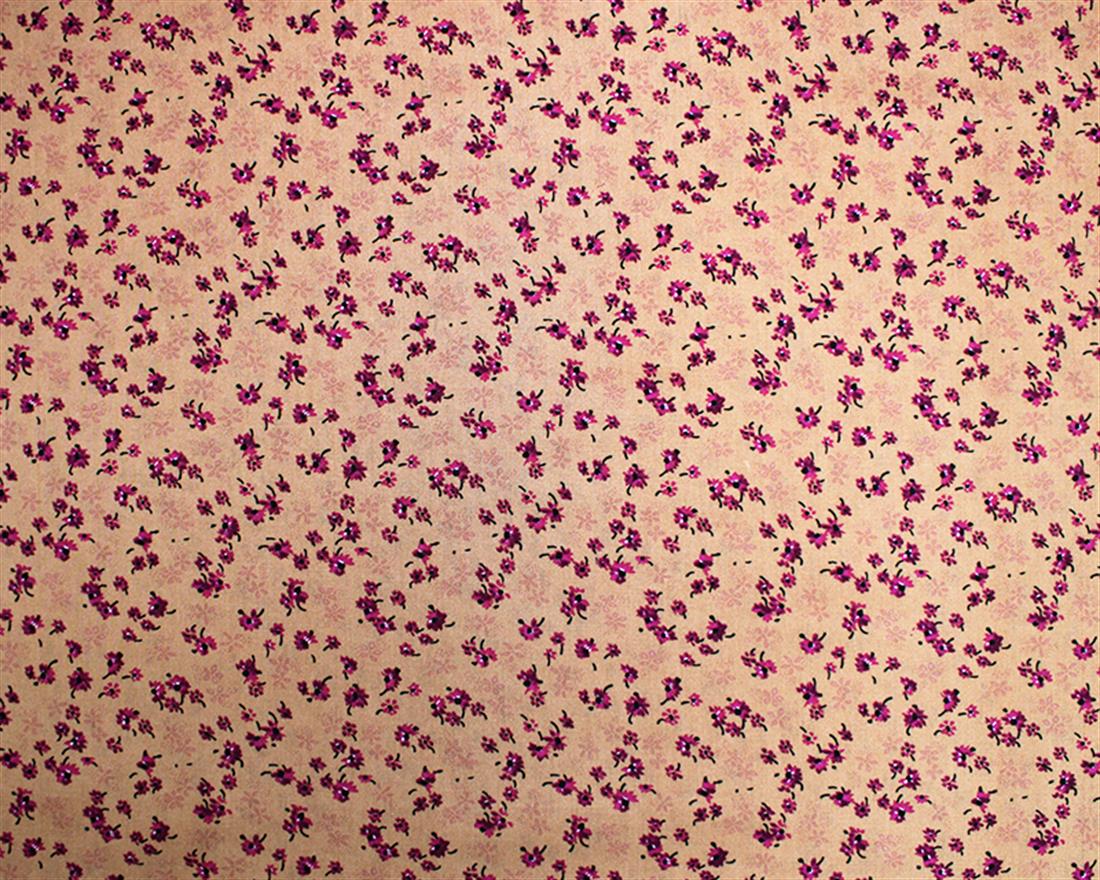 Modern Floral Viscose Printed Fabric
