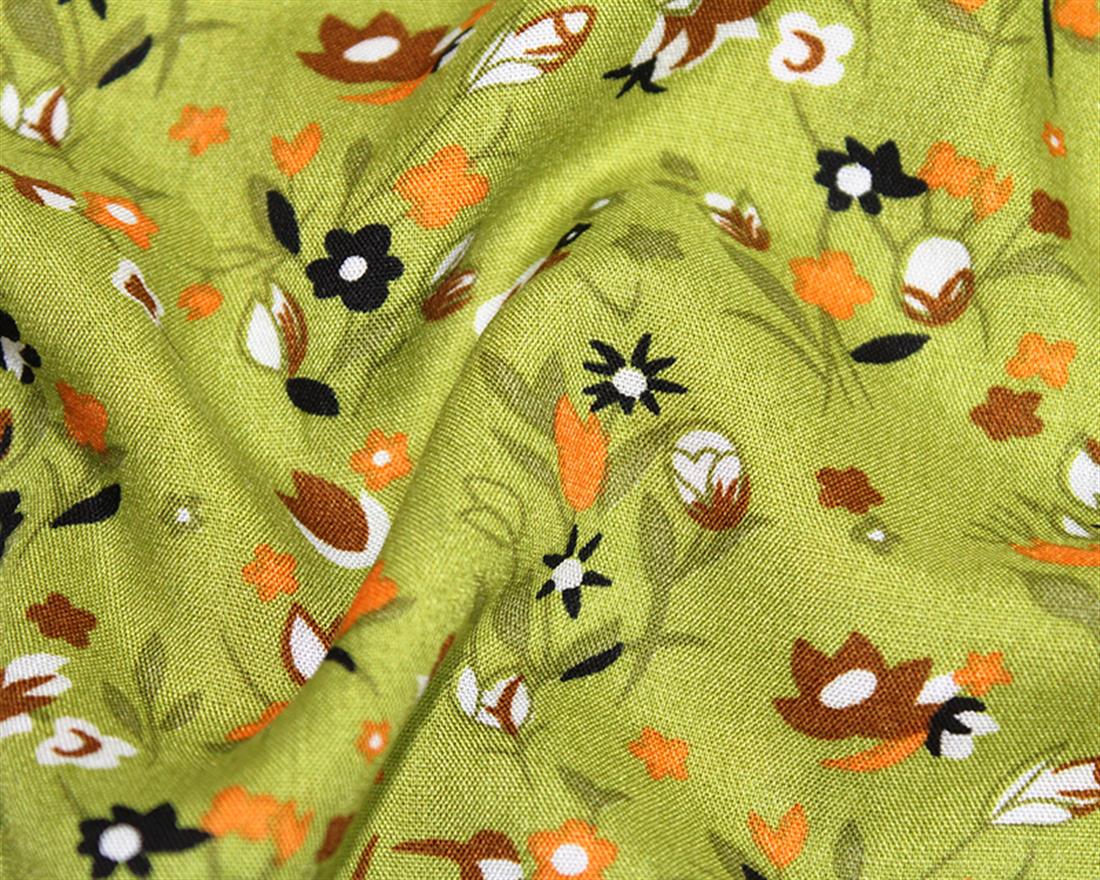 Bohemian Floral Viscose Printed Fabric