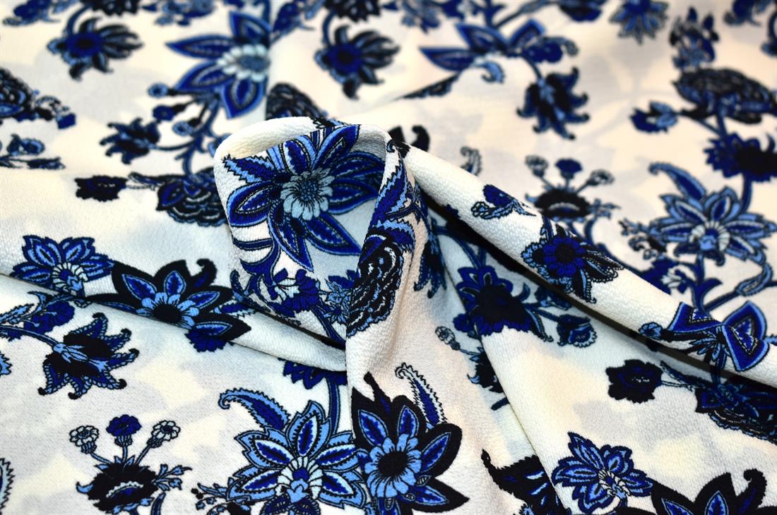 Printed Floral 100% Viscose Fabric Material