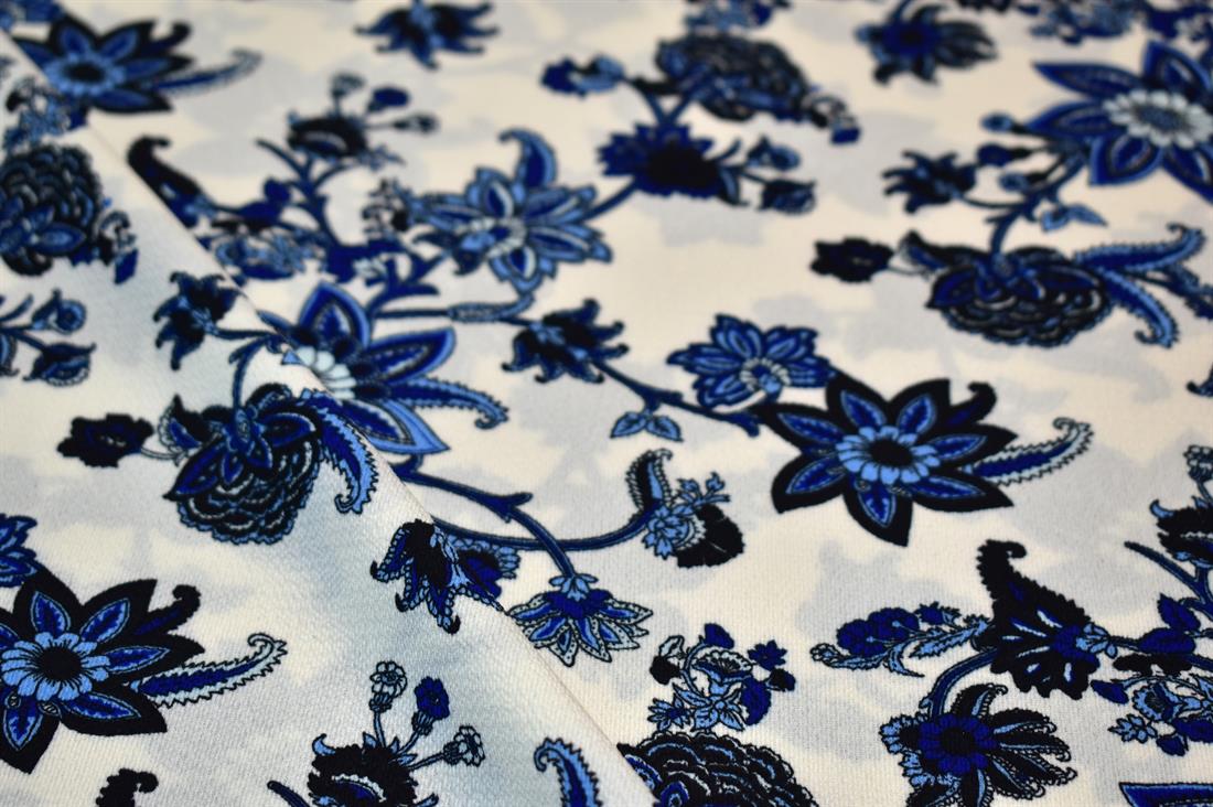 Printed Floral 100% Viscose Fabric Material