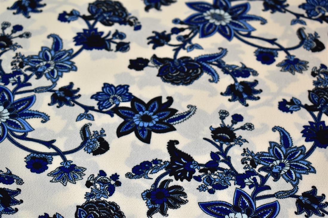 Printed Floral 100% Viscose Fabric Material