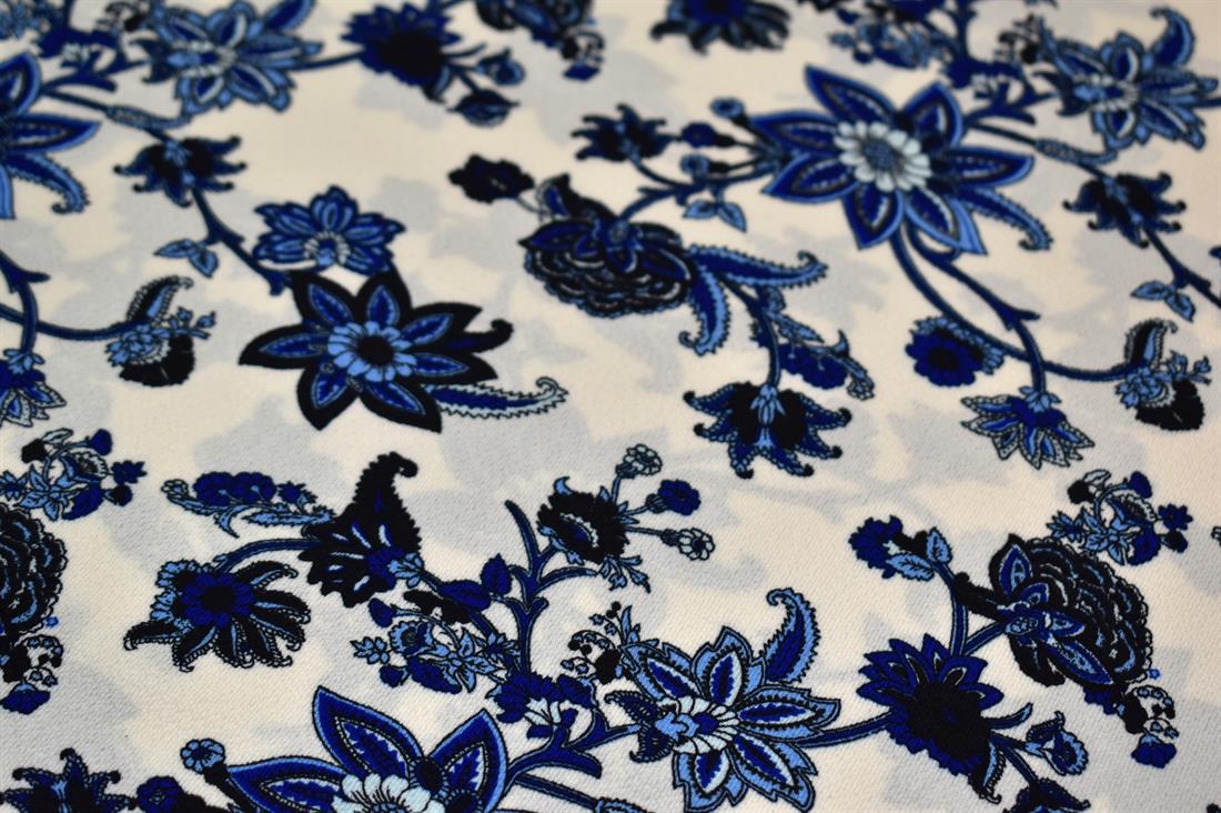 Printed Floral 100% Viscose Fabric Material