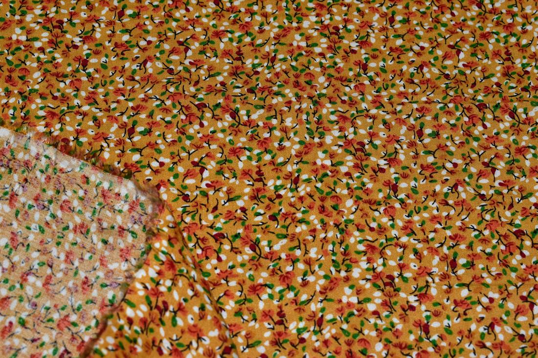 Printed Floral 100% Viscose Fabric Material