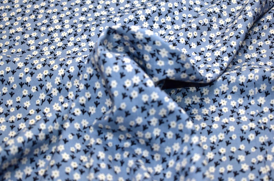 Printed Floral 100% Viscose Fabric Material