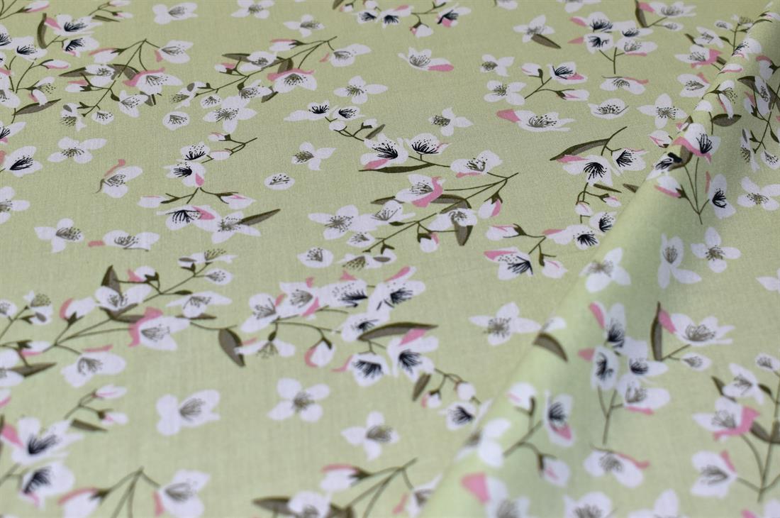 Printed Floral 100% Viscose Fabric Material