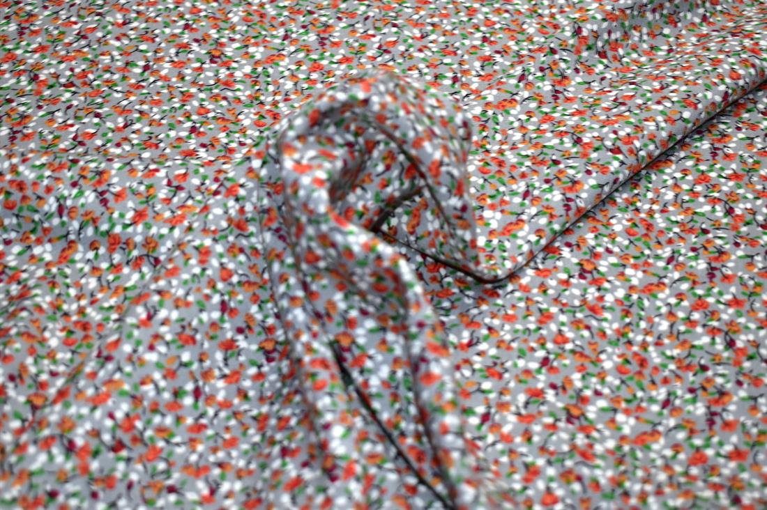 Printed Floral 100% Viscose Fabric Material