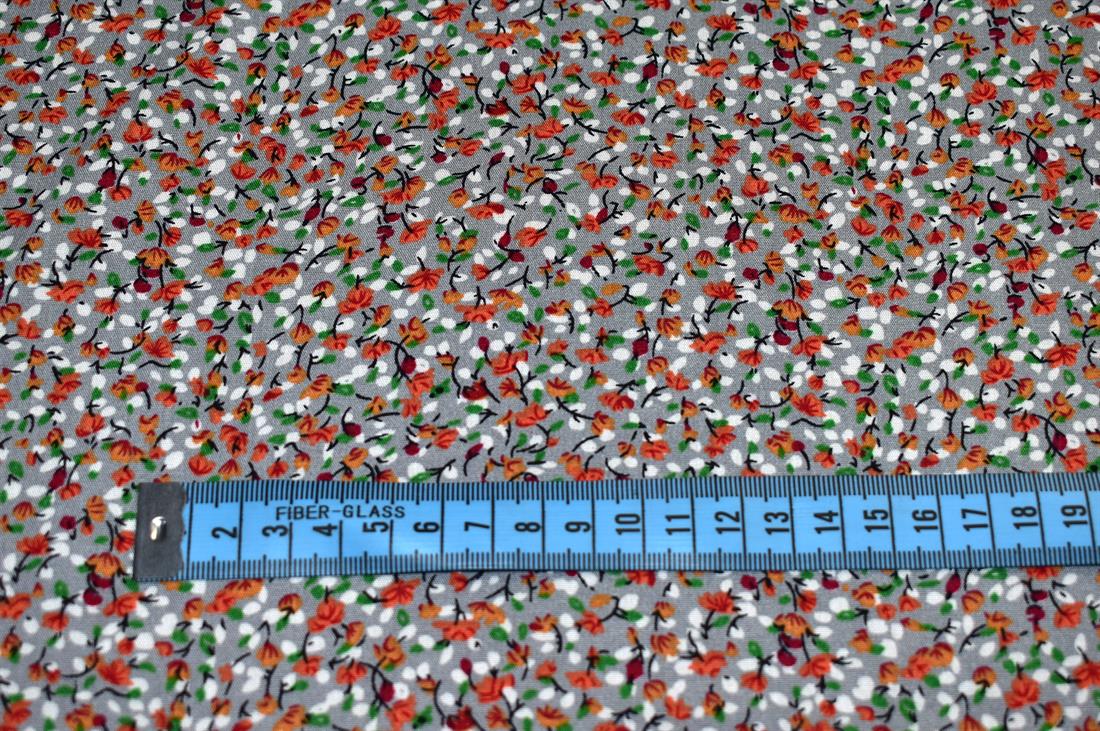 Printed Floral 100% Viscose Fabric Material