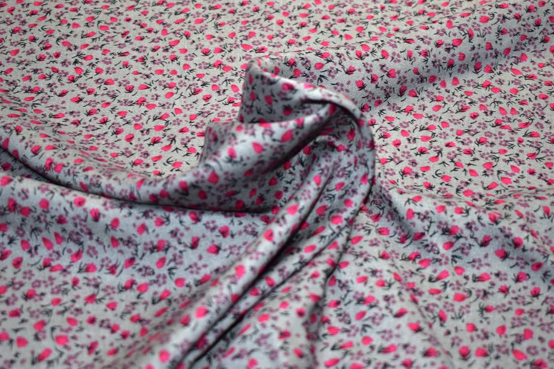 Printed Floral 100% Viscose Fabric Material