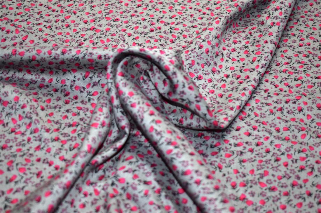 Printed Floral 100% Viscose Fabric Material
