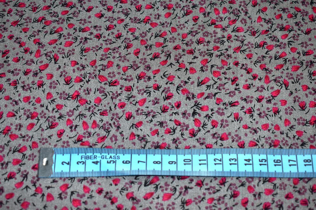 Printed Floral 100% Viscose Fabric Material