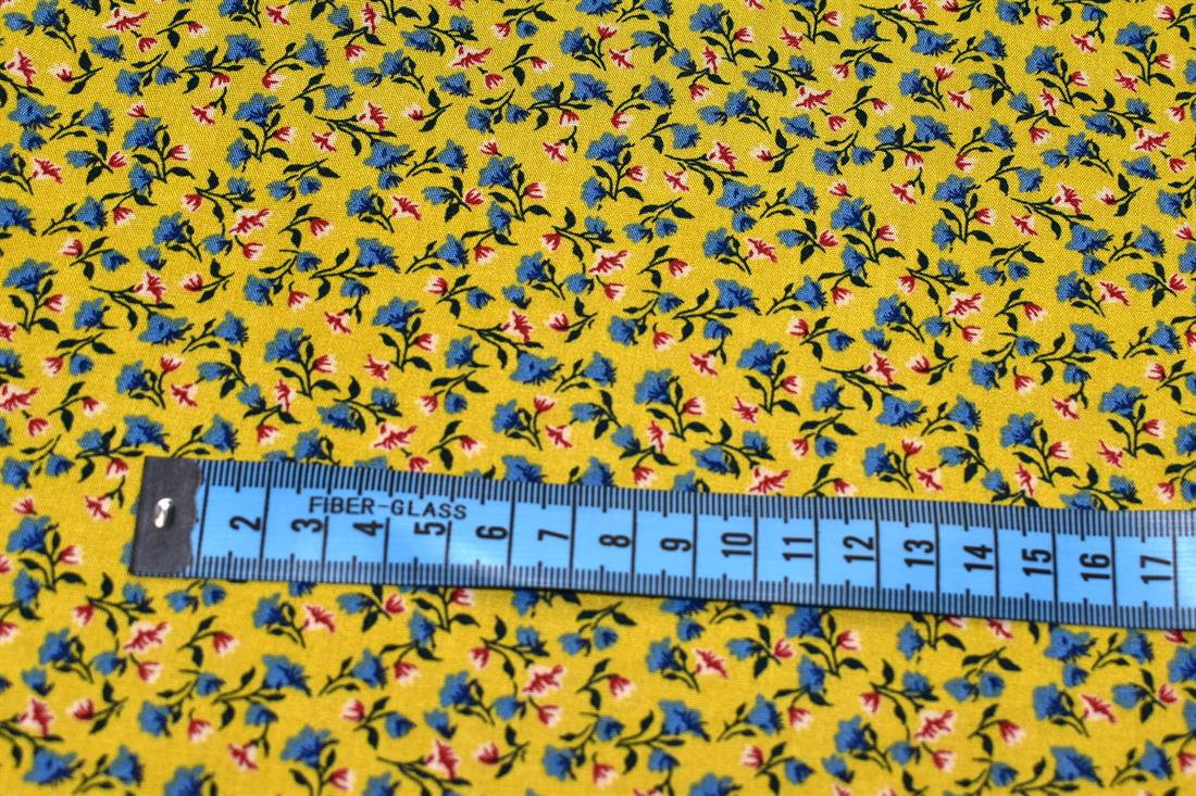 Printed Floral 100% Viscose Fabric Material