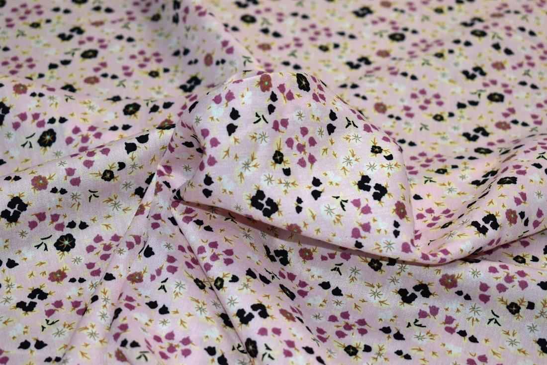 Printed Floral 100% Viscose Fabric Material