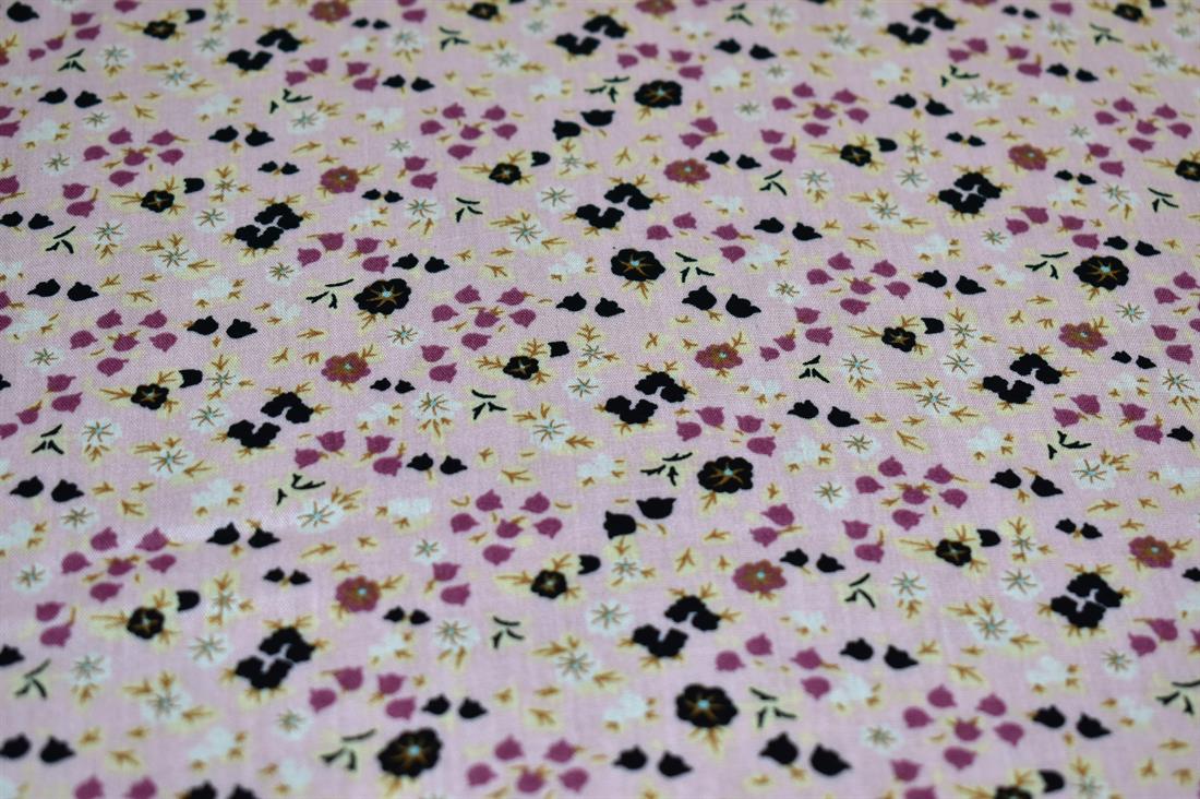 Printed Floral 100% Viscose Fabric Material