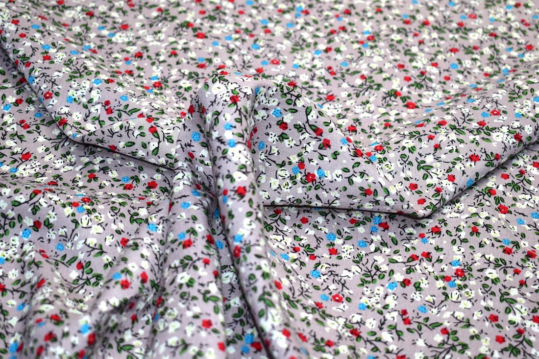Printed Floral 100% Viscose Fabric Material