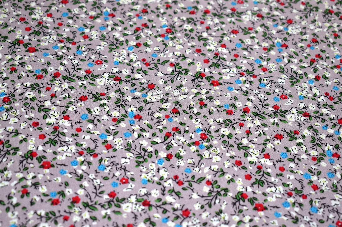 Printed Floral 100% Viscose Fabric Material