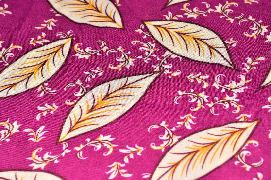 Printed 100% Viscose Fabric, Floral