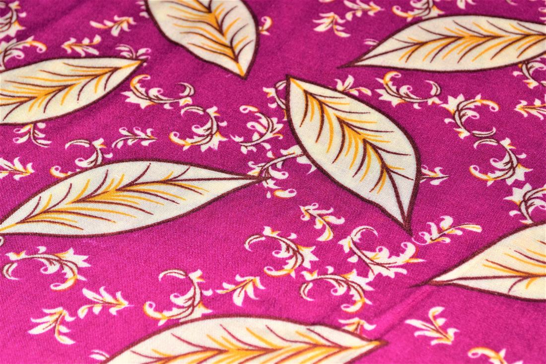 Printed 100% Viscose Fabric, Floral