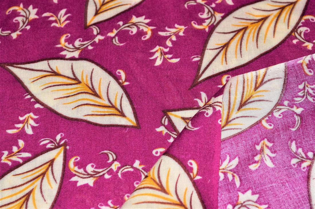 Printed 100% Viscose Fabric, Floral