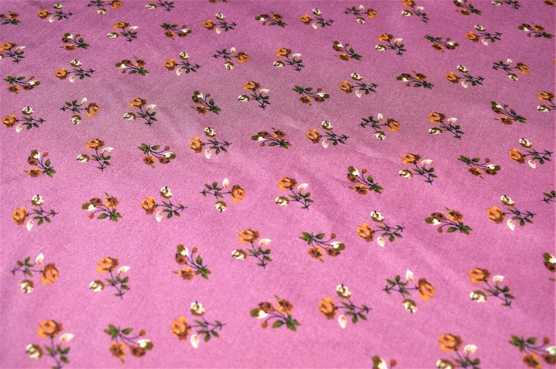 Floral Print Viscose Fabric