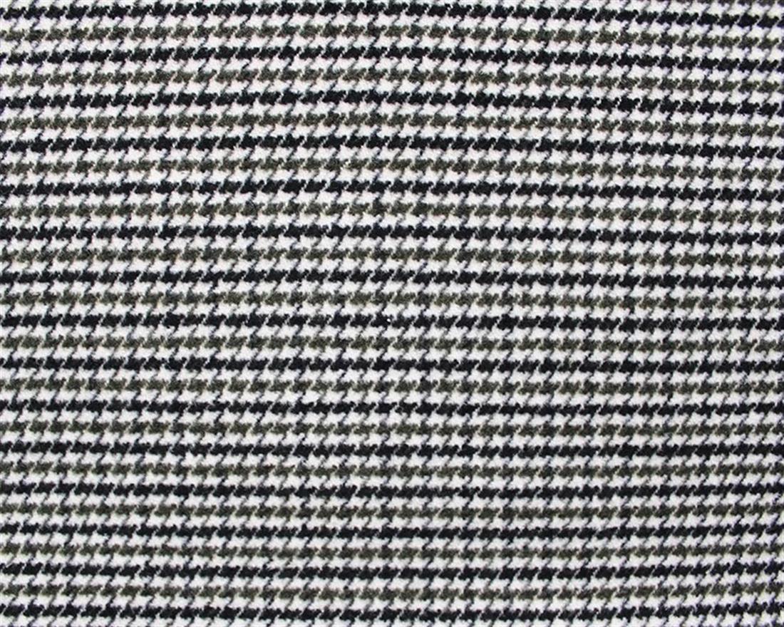 Green & Black Dogtooth Wool