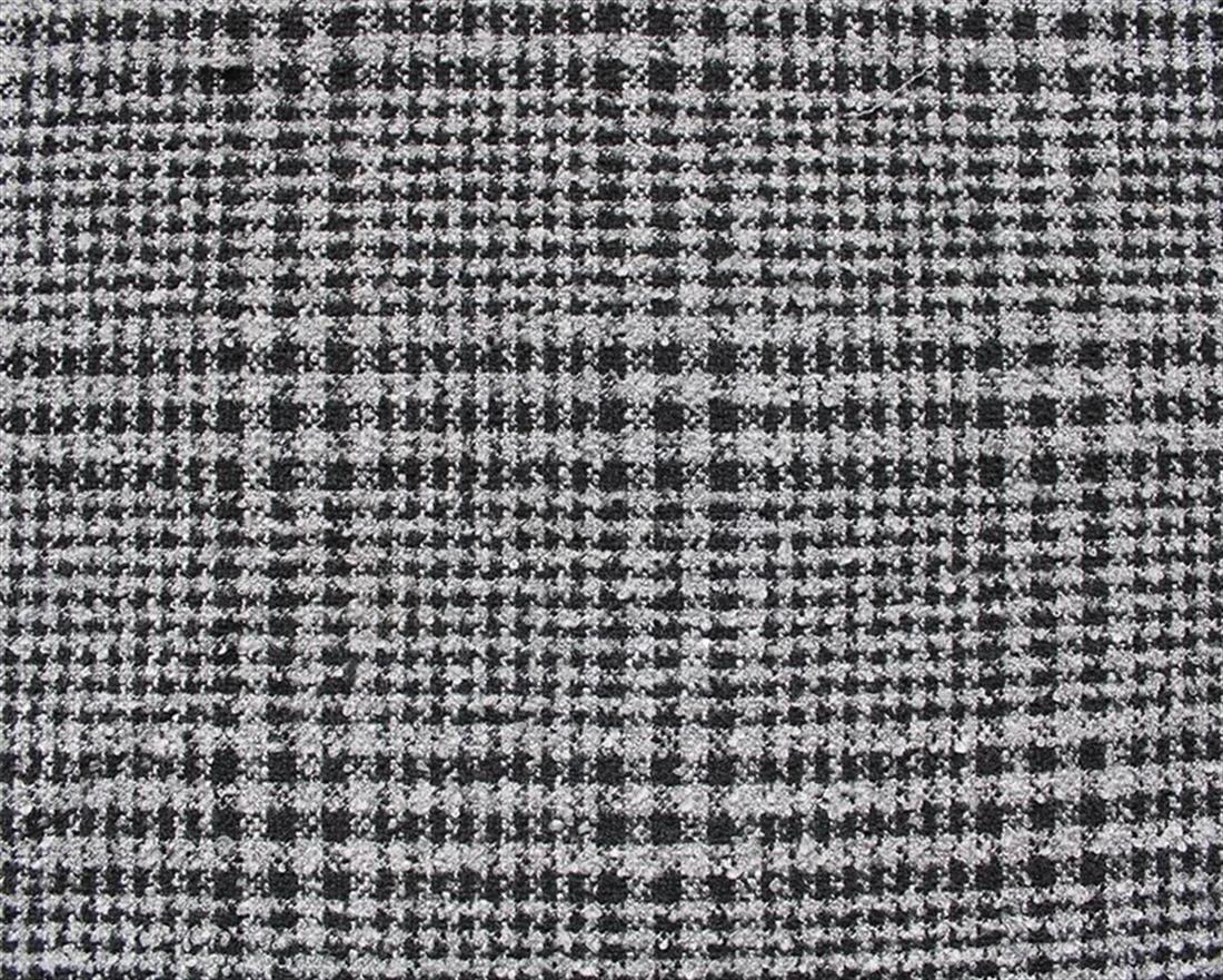 Black Check Wool