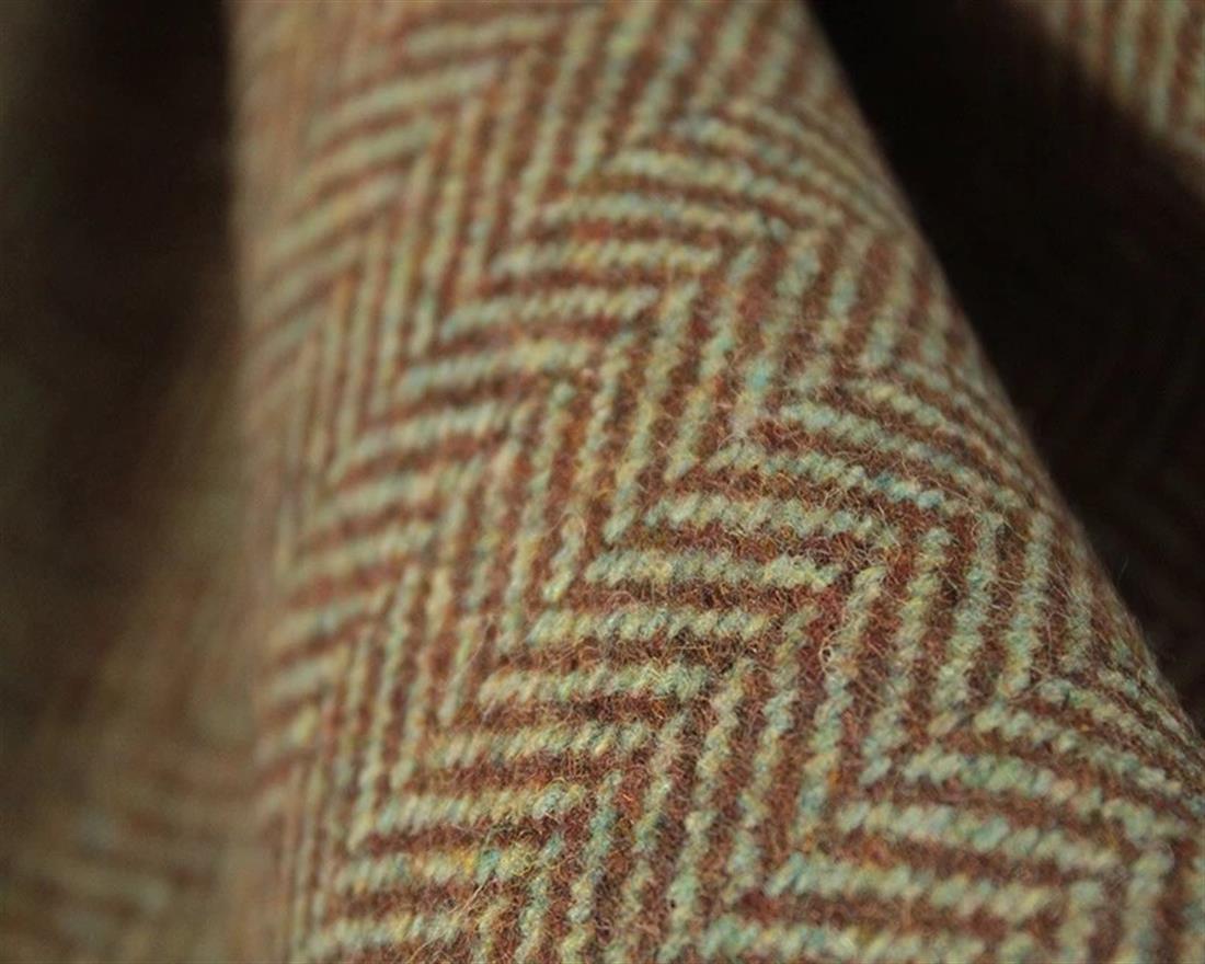 Brown Glen Plaid Wool Blend
