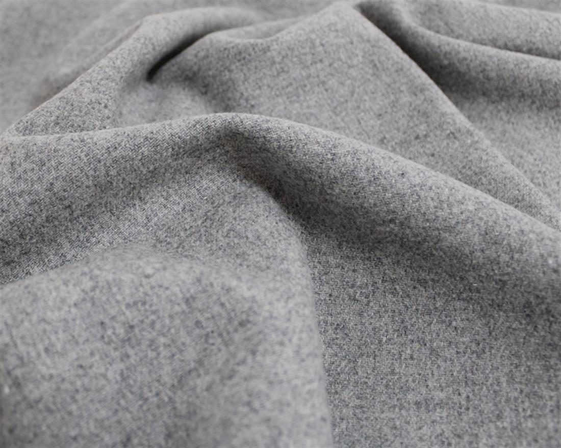 Grey Midweight Wool Mix