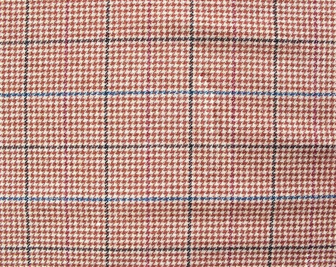 Brown Check Wool
