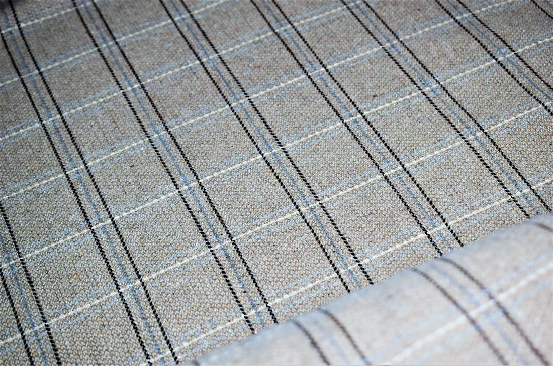 Beige Wool Tartan