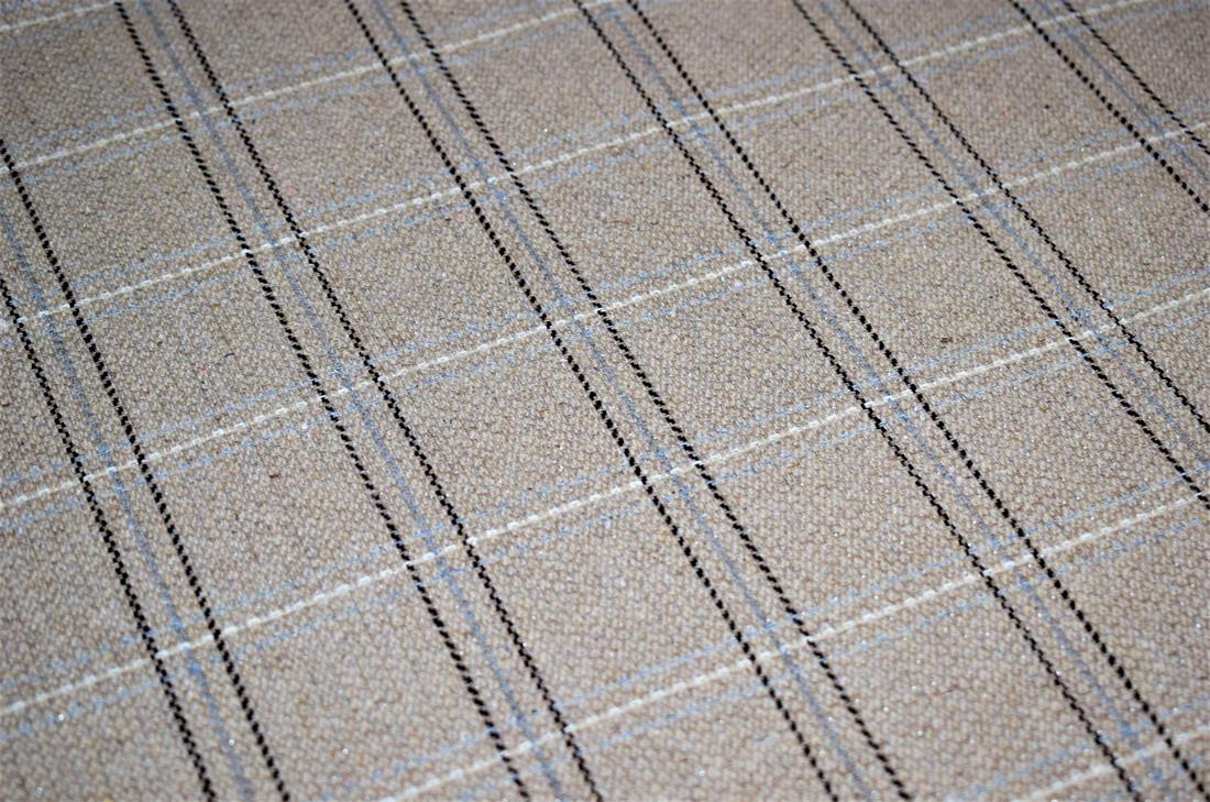 Beige Wool Tartan