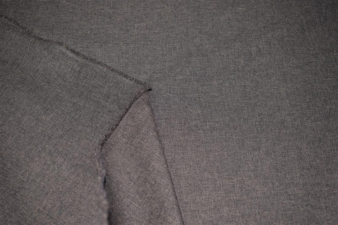 Plain Chunky Woven Polyester Fabric Linen