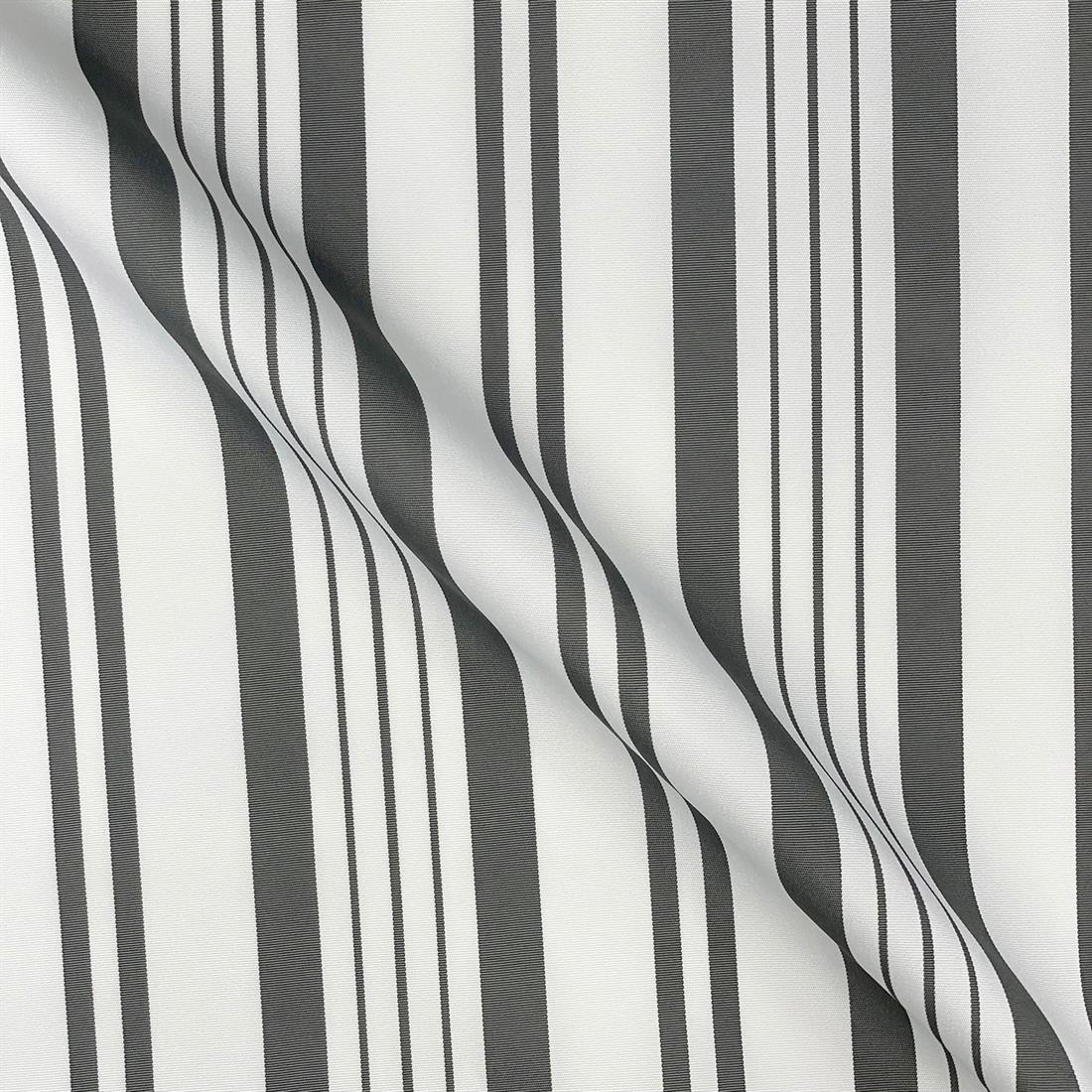 Grey Camber Sands Product Name: Waterproof PU Stripe Canvas Fabric