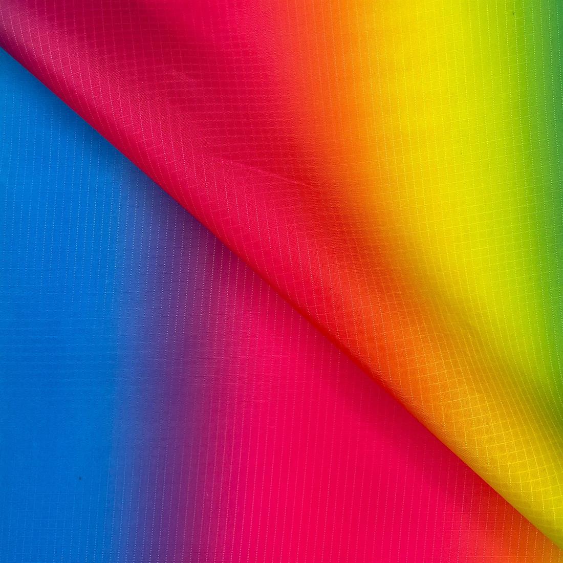 Rainbow Ripstop Waterproof Fabric
