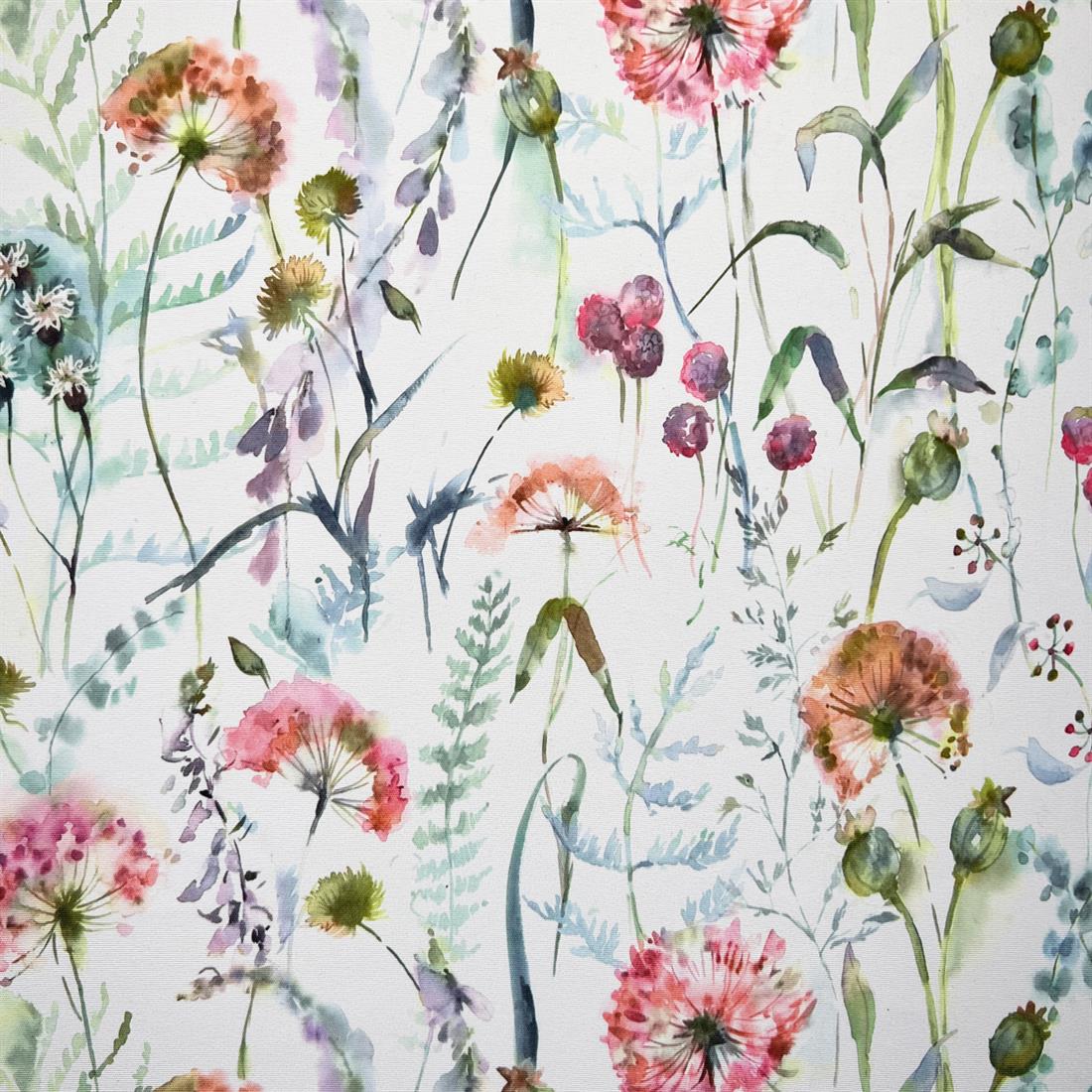 Montagna Autumn Outdoor and Indoor Bright Floral Rose Soft Fabric