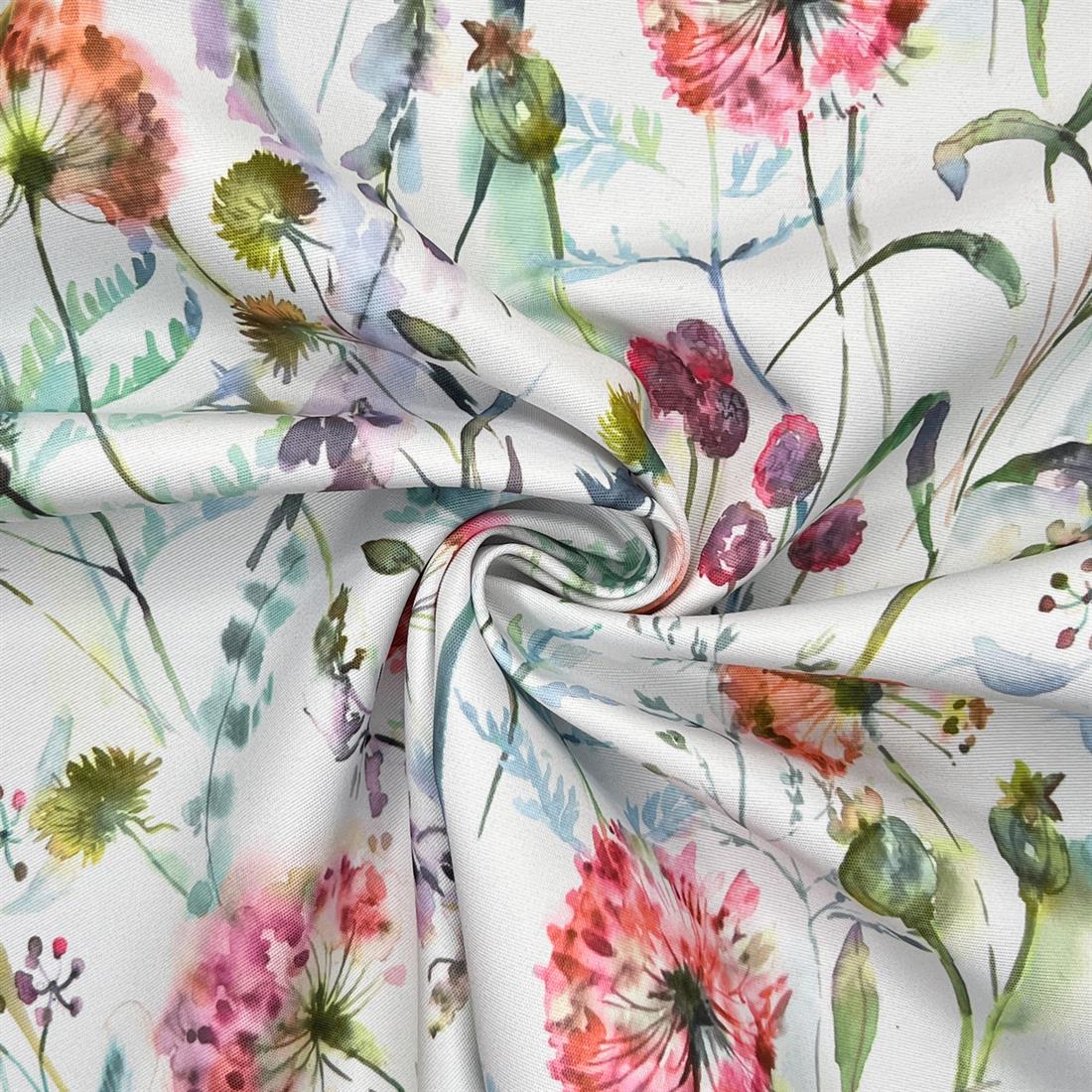 Montagna Autumn Outdoor and Indoor Bright Floral Rose Soft Fabric