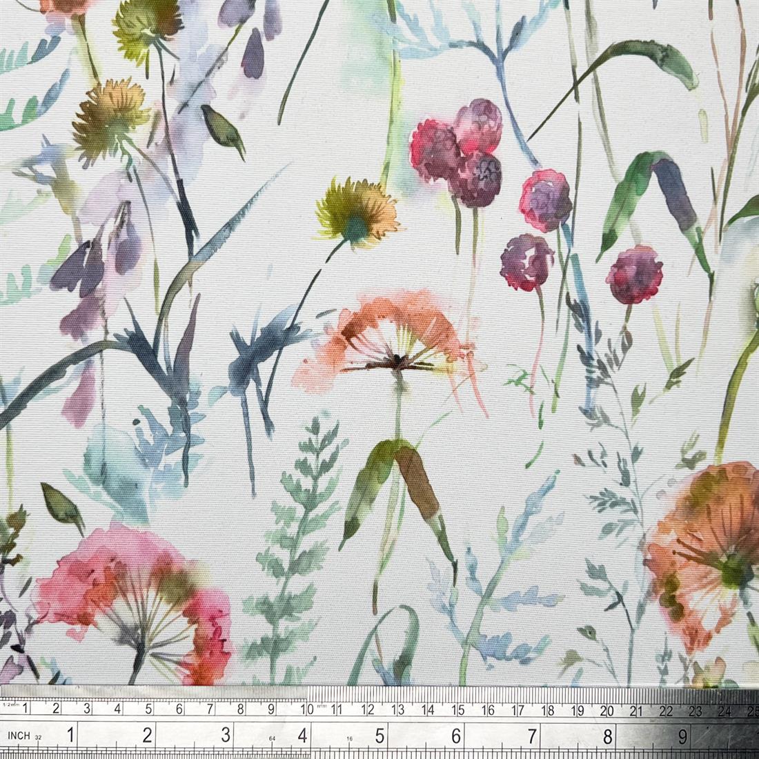 Montagna Autumn Outdoor and Indoor Bright Floral Rose Soft Fabric