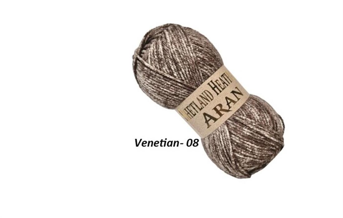 Woolcraft- Shetland Heather Aran